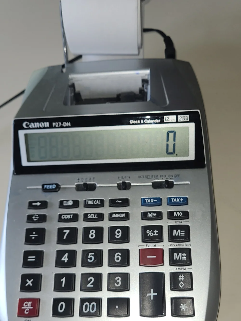 Canon Desktop Printing Calculator P27-DH